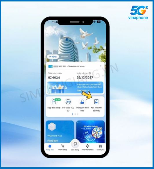 Xác Thực Sim VinaPhone