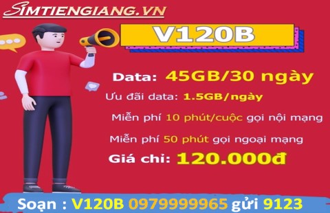 Thông tin về gói V120B của nhà mạng sim Viettel